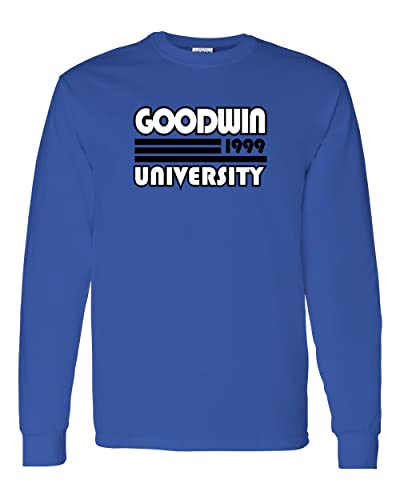 Retro Goodwin University Long Sleeve T-Shirt - Royal