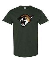 Load image into Gallery viewer, University of Vermont Catamount Head T-Shirt - Forest Green
