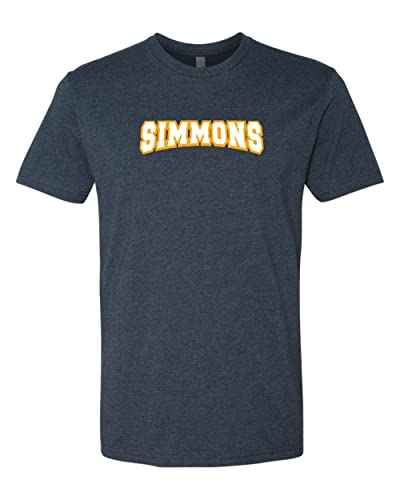 Simmons University Block Letters Exclusive Soft Shirt - Midnight Navy