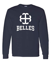 Load image into Gallery viewer, Saint Mary&#39;s College Belles 1 Color Logo Long Sleeve - Navy
