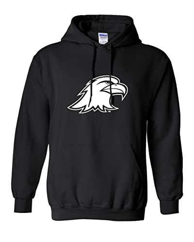 Ashland U Mascot 1 Color Hooded Sweatshirt - Black