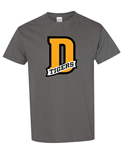 DePauw Classic Tigers D T-Shirt - Charcoal