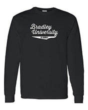 Load image into Gallery viewer, Bradley University Alumni Long Sleeve T-Shirt - Black
