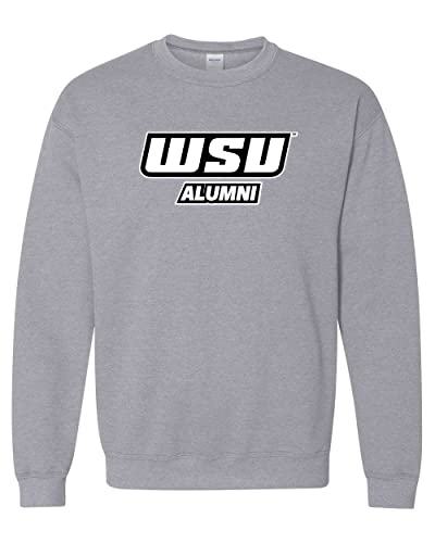 Worcester State University Alumni Crewneck Sweatshirt - Sport Grey