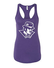 Load image into Gallery viewer, Evansville White Ace Mascot Tank Top - Purple Rush
