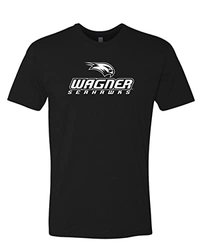 Wagner College Stacked Mascot Exclusive Soft Shirt - Black