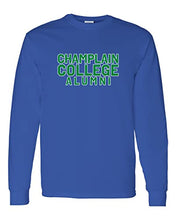 Load image into Gallery viewer, Champlain College Alumni Long Sleeve Shirt - Royal
