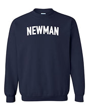 Load image into Gallery viewer, Newman University Block Crewneck Sweatshirt - Navy
