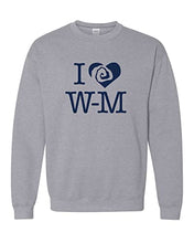Load image into Gallery viewer, Williams College ILWM Crewneck Sweatshirt - Sport Grey
