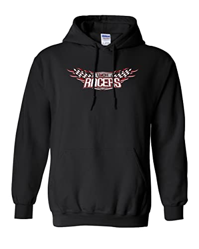 Northwestern Ohio UNOH Racers Full Logo Hooded Sweatshirt - Black