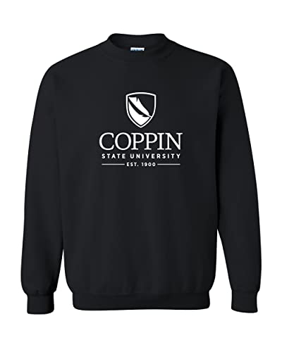 Coppin State University Crewneck Sweatshirt - Black