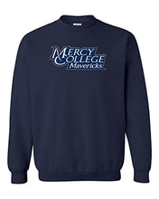 Load image into Gallery viewer, Mercy College Text Crewneck Sweatshirt - Navy

