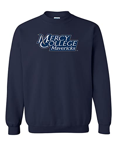 Mercy College Text Crewneck Sweatshirt - Navy