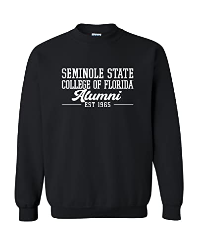 Seminole State College of Florida Alumni Crewneck Sweatshirt - Black