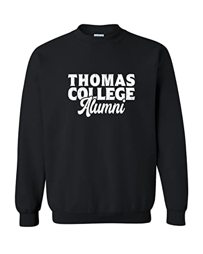 Thomas College Alumni Crewneck Sweatshirt - Black