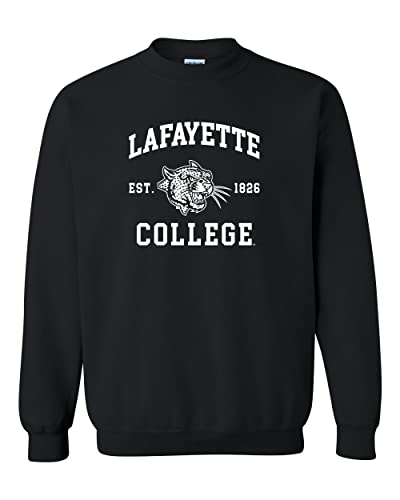 Lafayette College Est 1826 Crewneck Sweatshirt - Black