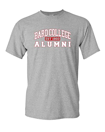 Bard College Alumni Text T-Shirt - Sport Grey