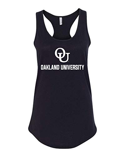 OU Oakland University One Color Tank Top - Black