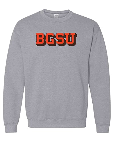Bowling Green BGSU Vintage Crewneck Sweatshirt - Sport Grey