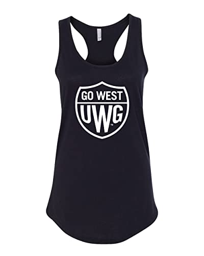 University of West Georgia Go West Ladies Tank Top - Black