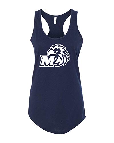Monmouth University M One Color Tank Top - Midnight Navy