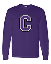 Load image into Gallery viewer, Cornell College C Long Sleeve Shirt - Purple

