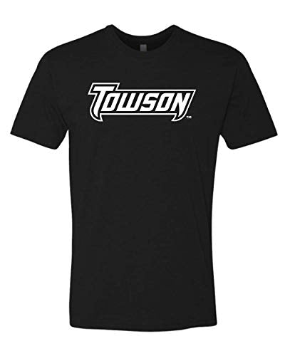 Premium Towson One Color T-Shirt TU Tigers Apparel Mens/Womens T-Shirt - Black
