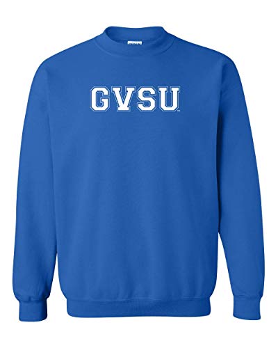 GVSU Block Letters Crewneck Sweatshirt - Royal