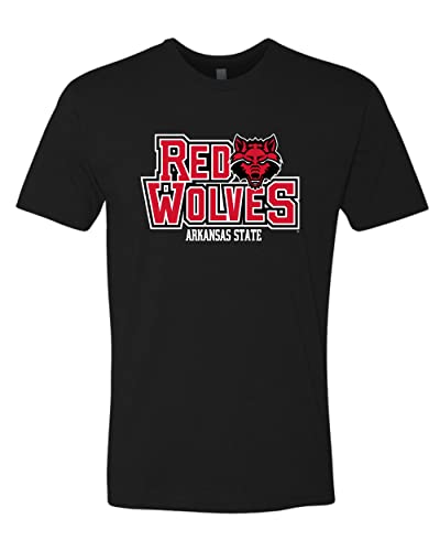 Arkansas State Red Wolves Soft Exclusive T-Shirt - Black