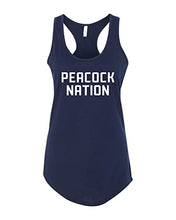 Load image into Gallery viewer, Saint Peter&#39;s Peacock Nation Ladies Tank Top - Midnight Navy
