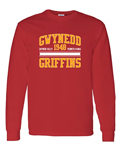 Gwynedd Mercy Est 1948 Long Sleeve T-Shirt - Red