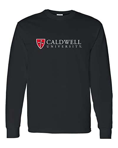 Caldwell University Shield Long Sleeve Shirt - Black