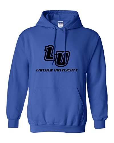 Lincoln 1 Color LU Hooded Sweatshirt - Royal