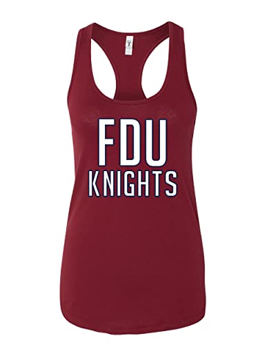 Fairleigh Dickinson Knights Ladies Tank Top - Cardinal