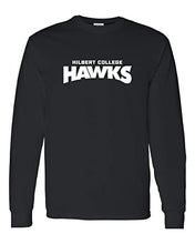 Load image into Gallery viewer, Hilbert College Hawks Long Sleeve Shirt - Black
