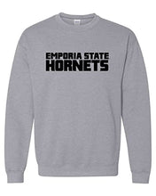 Load image into Gallery viewer, Emporia State 1 Color Mascot Crewneck Sweatshirt - Sport Grey
