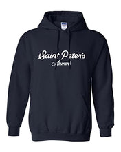 Load image into Gallery viewer, Saint Peter&#39;s University Alumni Hooded Sweatshirt - Navy
