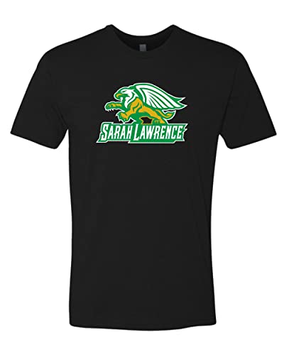 Sarah Lawrence College Mascot Logo Exclusive Soft Shirt - Black