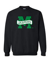 Load image into Gallery viewer, Manhattan College M Jaspers Crewneck Sweatshirt - Black
