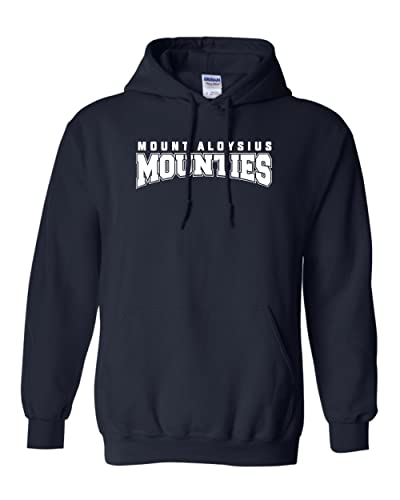 Mount Aloysius Mounties Hooded Sweatshirt - Navy