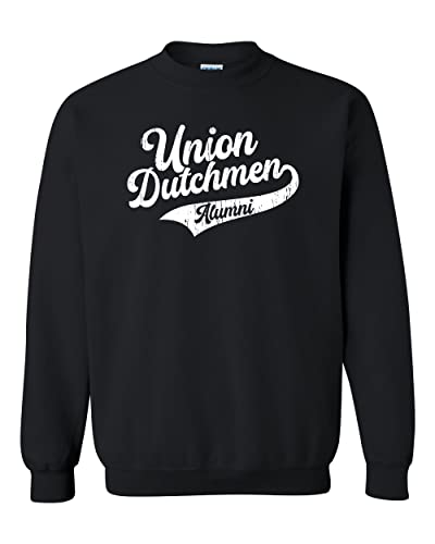 Union College Dutchmen Alumni Crewneck Sweatshirt - Black