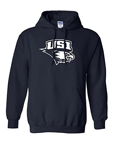 University of Southern Indiana USI One Color Hooded Sweatshirt - Navy