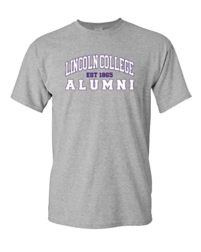 Lincoln College Alumni T-Shirt - Sport Grey