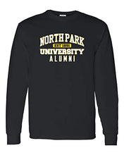 Load image into Gallery viewer, North Park University Alumni Long Sleeve T-Shirt - Black

