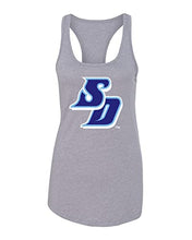 Load image into Gallery viewer, University of San Diego SD Ladies Tank Top - Heather Grey
