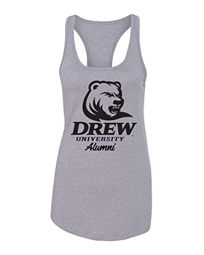 Drew University Alumni Ladies Tank Top - Heather Grey