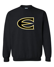 Load image into Gallery viewer, Emporia State Full Color E Crewneck Sweatshirt - Black
