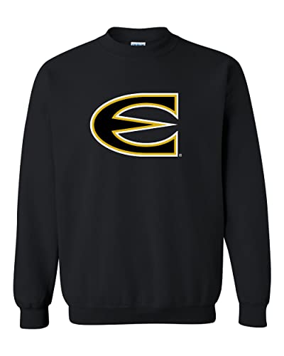 Emporia State Full Color E Crewneck Sweatshirt - Black
