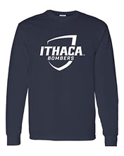 Load image into Gallery viewer, Ithaca College Bombers Long Sleeve Shirt - Navy
