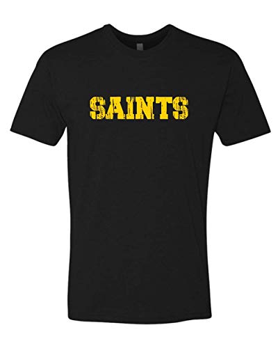 Siena Heights Distressed Saints Exclusive Soft Shirt - Black